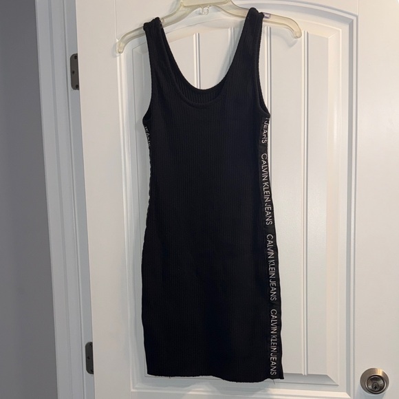 Calvin Klein Dresses & Skirts - Calvin Klein Black Ribbed Mini Dress